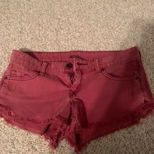 Red BDG Shorts